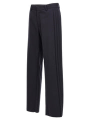 Fendi Blue Polyester Casual Pants