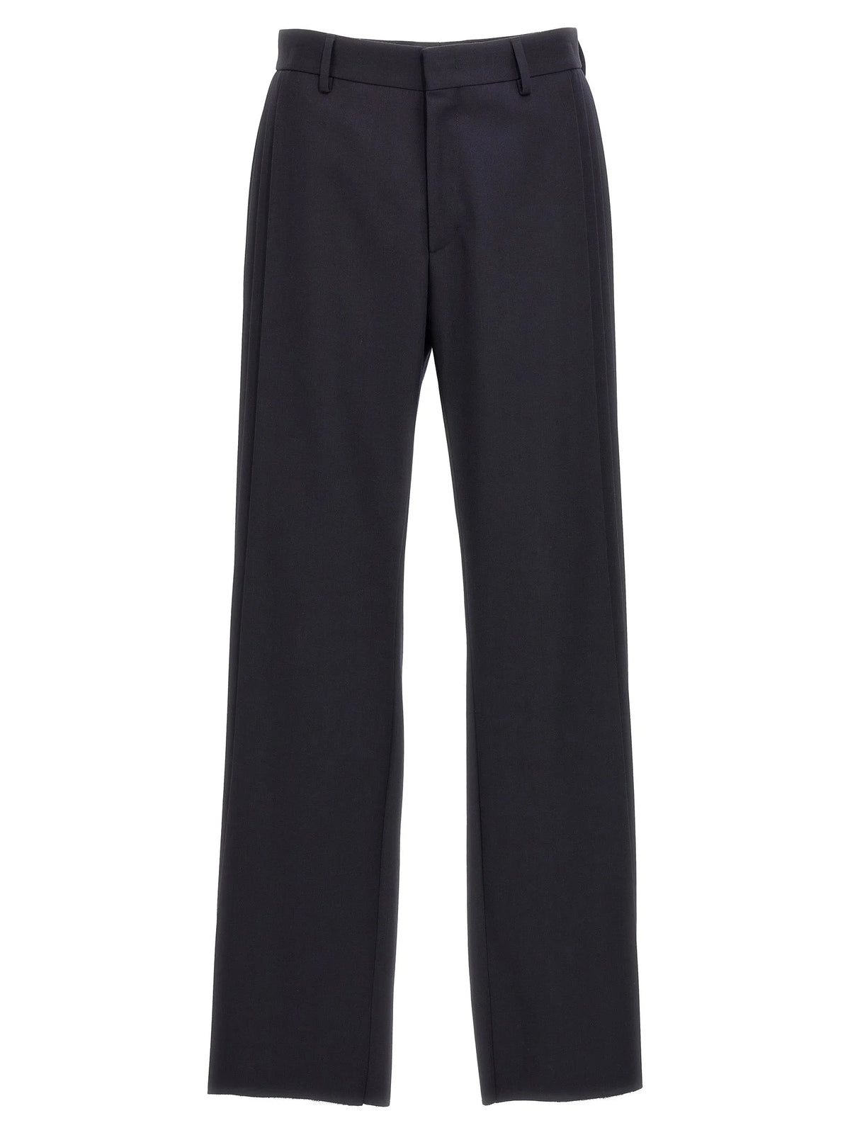 Fendi Blue Polyester Casual Pants