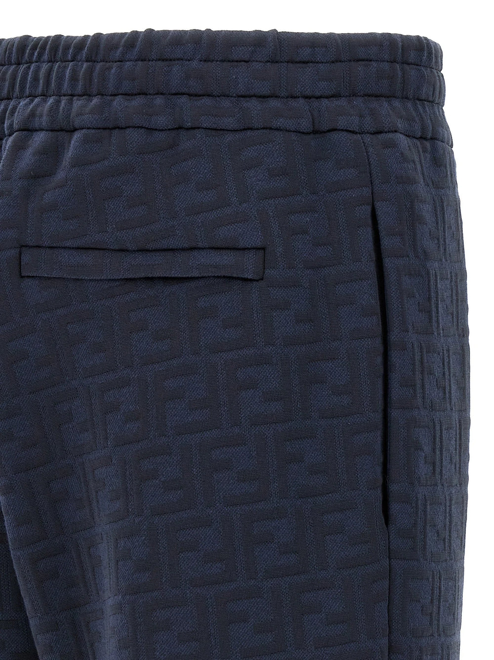 Fendi Blue Polyester Joggers (Workout Pants)