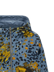 Fendi Blue Polyester Shell Jacket