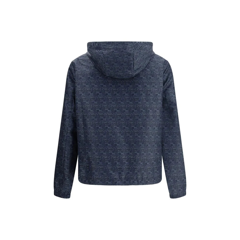 Fendi Blue Polyester Shell Jacket - IT50 | L