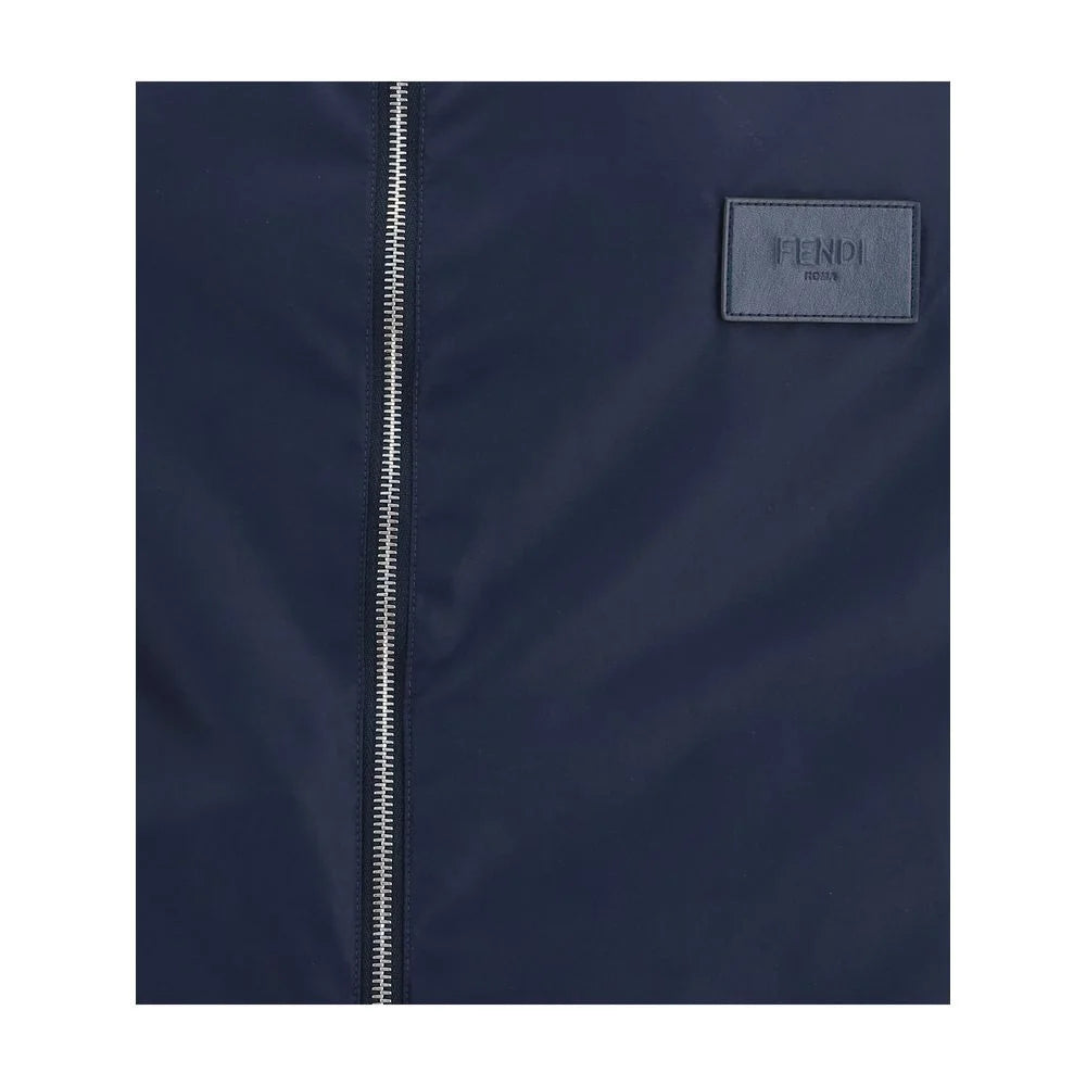 Fendi Blue Polyester Shell Jacket - IT50 | L
