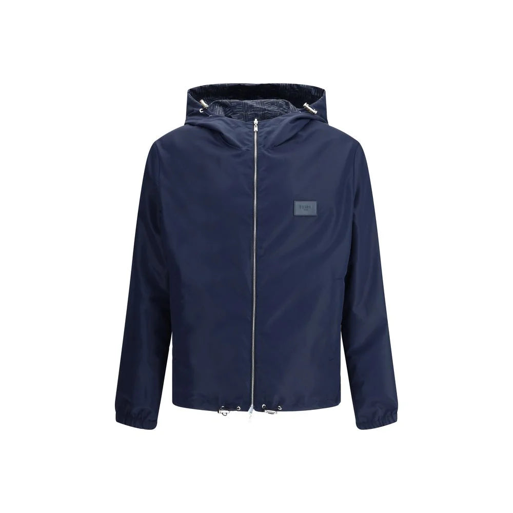Fendi Blue Polyester Shell Jacket - IT50 | L