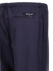Fendi Blue Virgin Wool Pants - IT50 | L