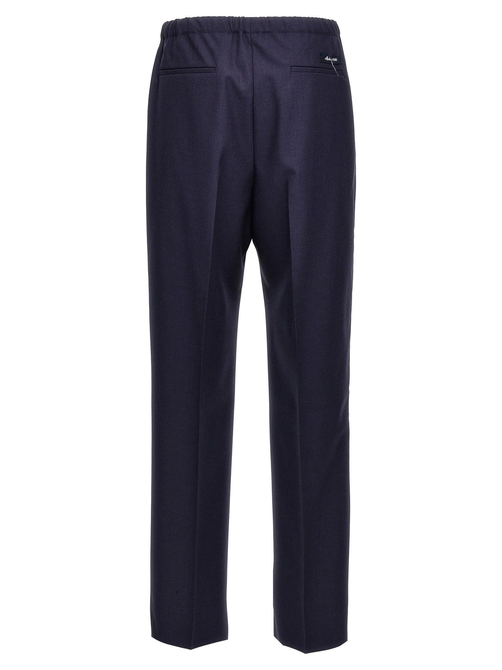 Fendi Blue Virgin Wool Pants - IT50 | L