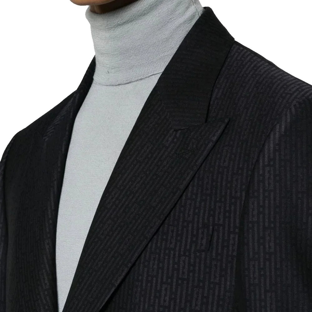 Blazer de Lana Azul Fendi - IT50 | L