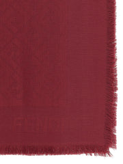 Fendi Bordeaux Silk Foulard