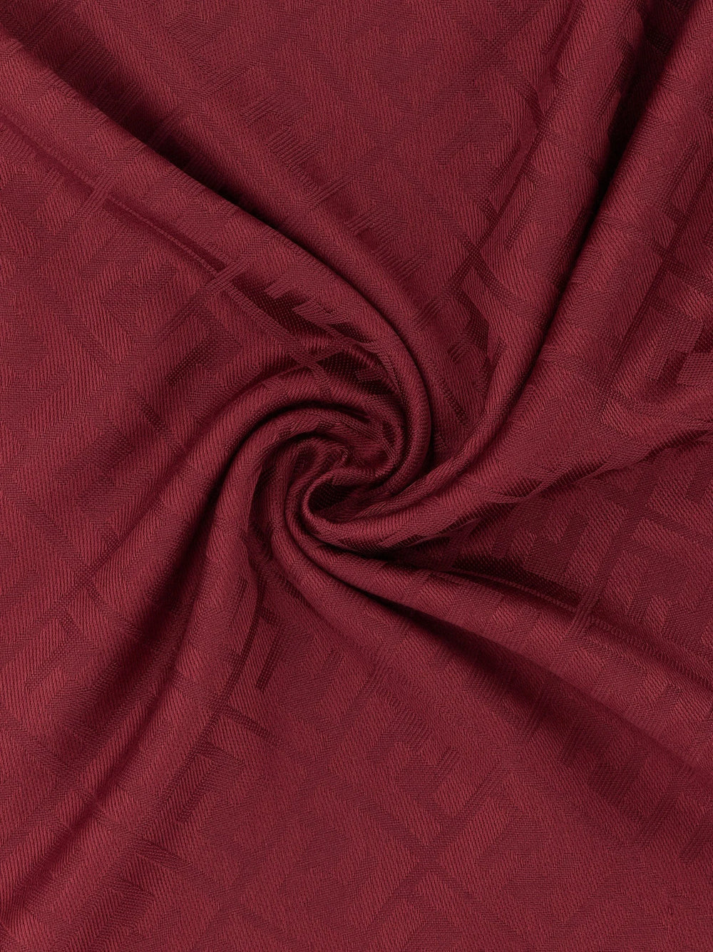 Fendi Bordeaux Silk Foulard