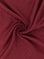 Fendi Bordeaux Silk Foulard