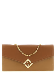 Fendi Brown Calfskin Cardholder