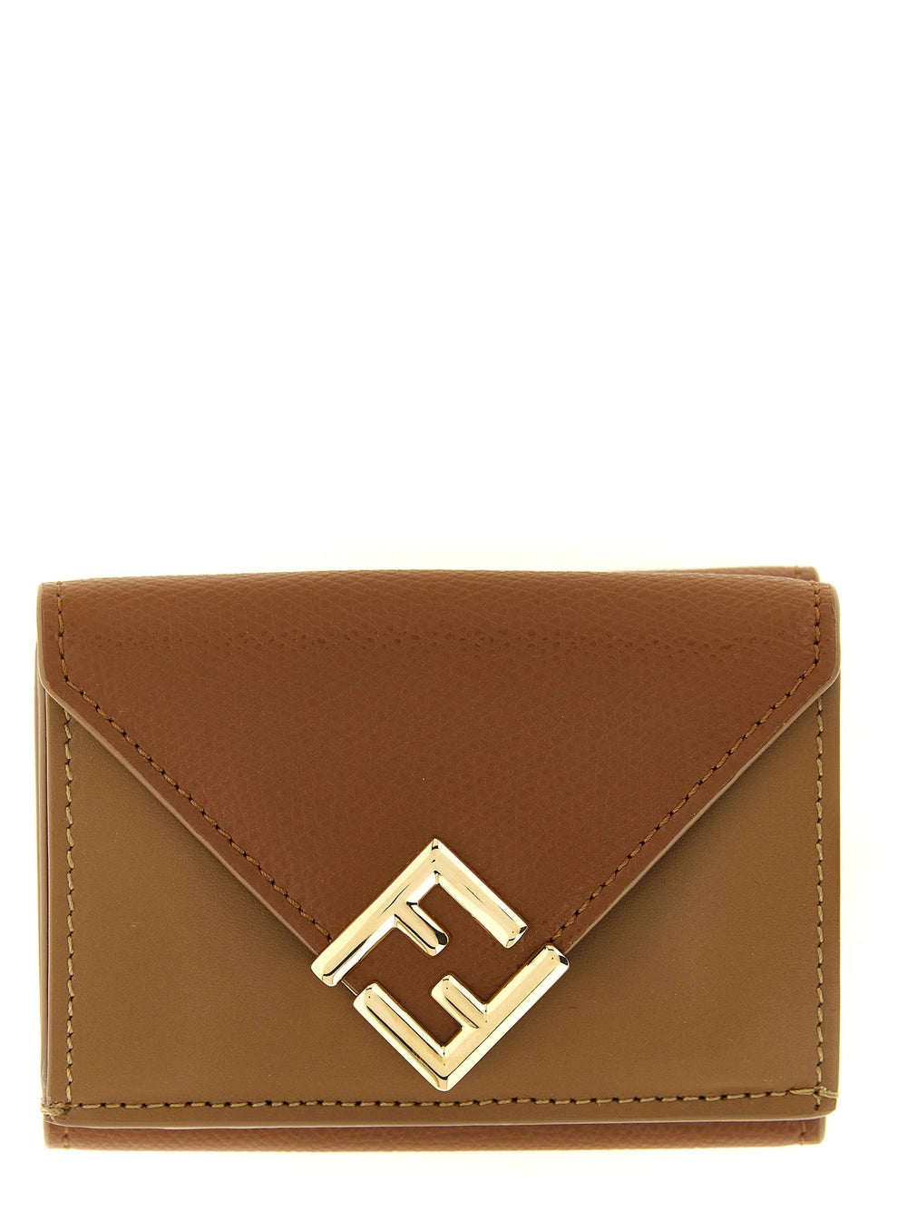 Fendi Brown Calfskin Cardholder