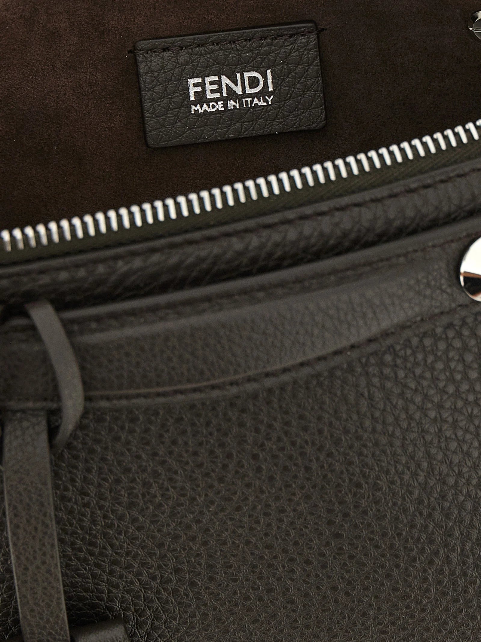 Fendi Brown Calfskin Handbag