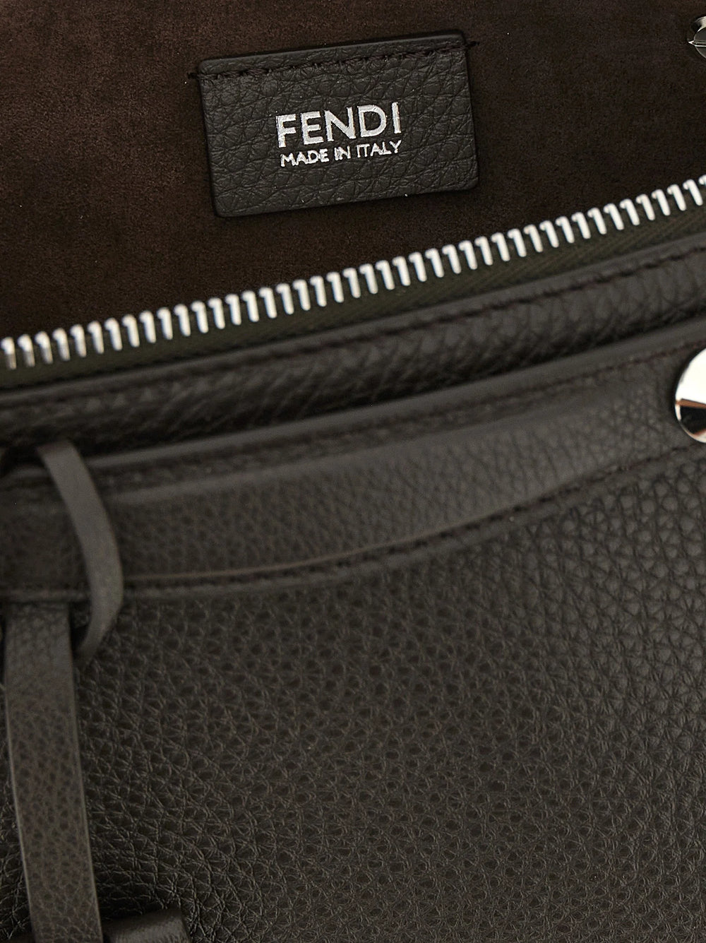 Fendi Brown Calfskin Handbag