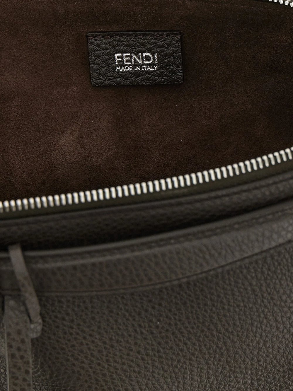 Fendi Brown Calfskin Handbag