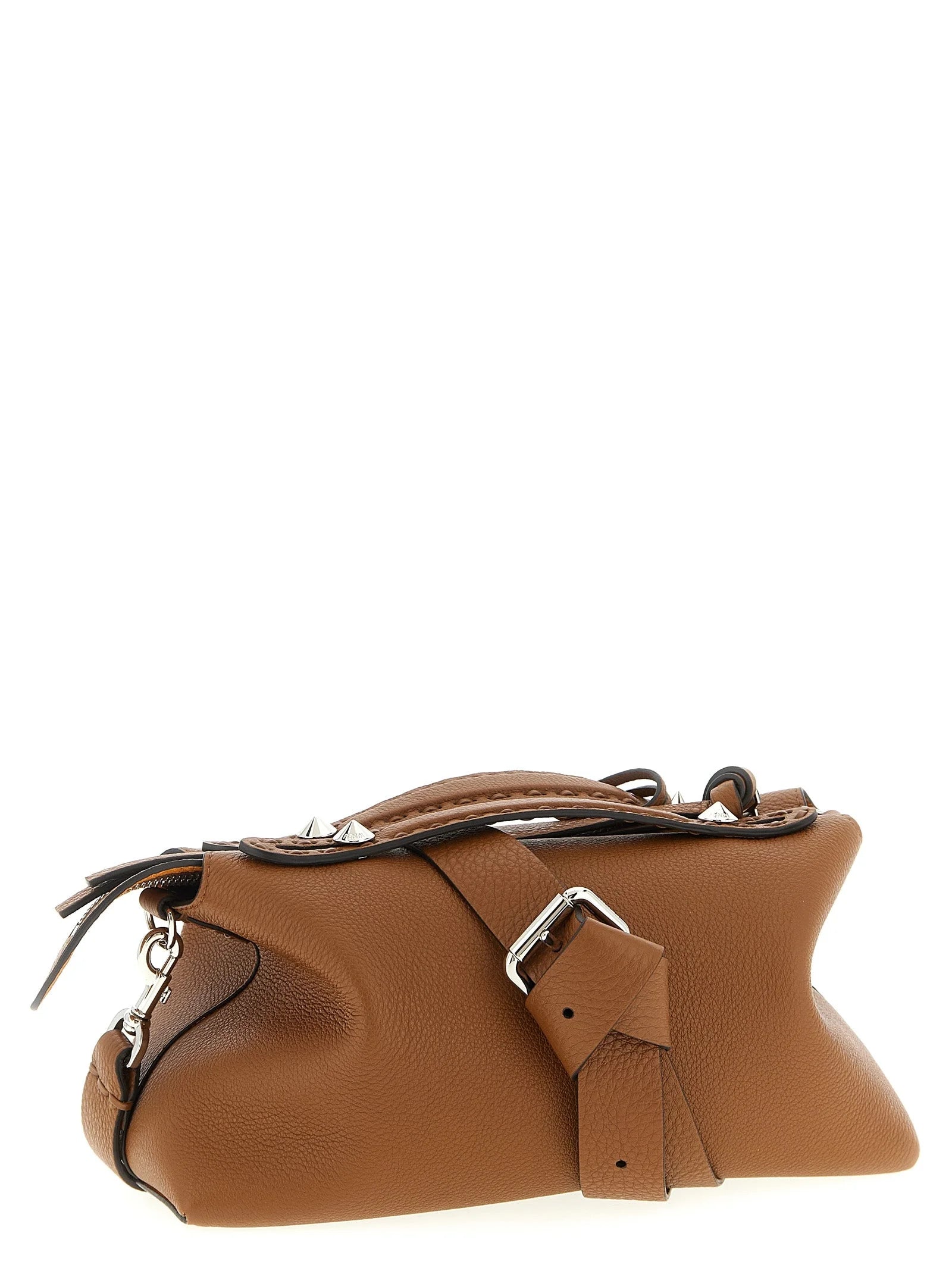 Fendi Brown Calfskin Handbag