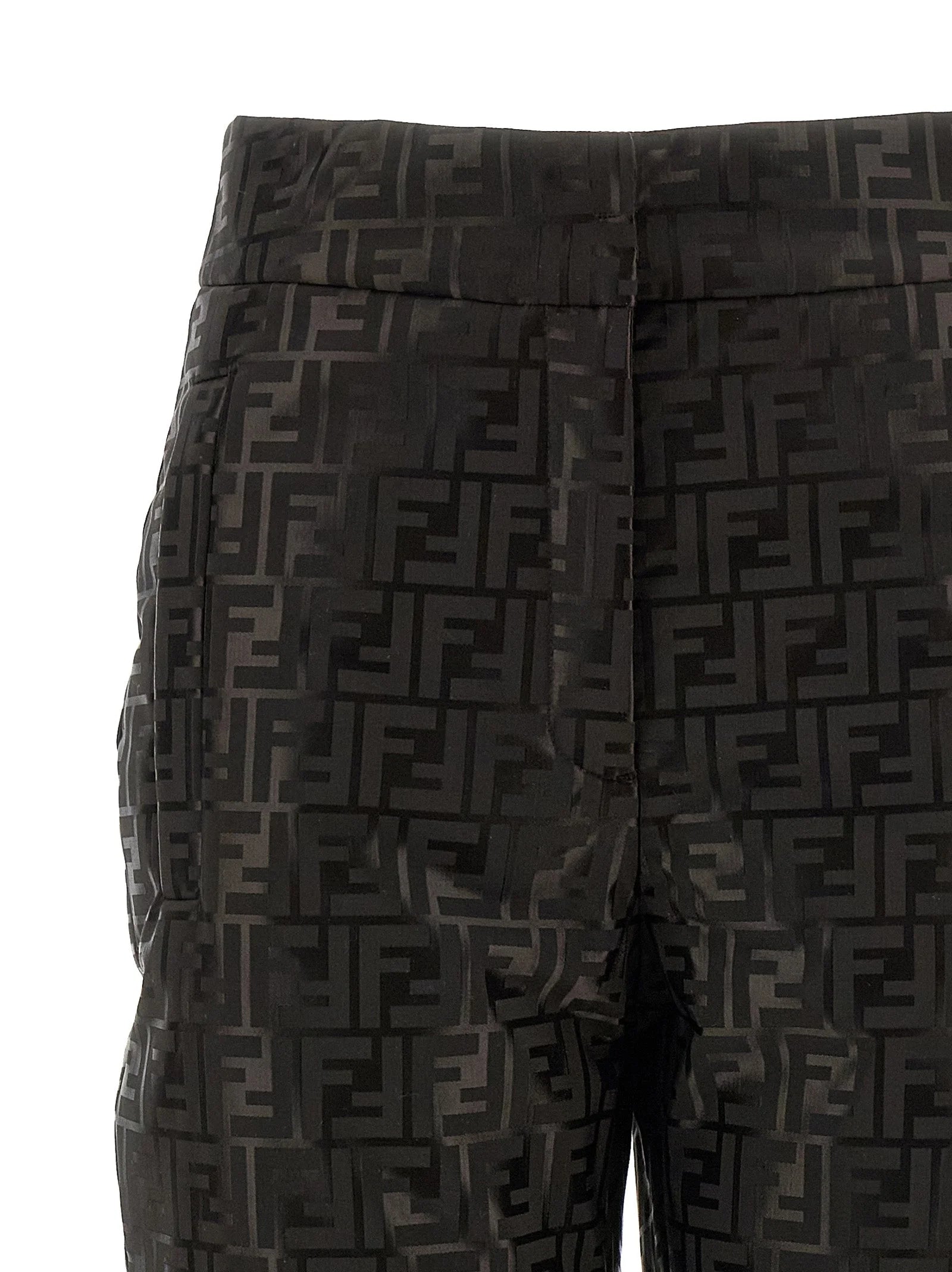 Fendi Brown Cotton Athletic Pants - IT42