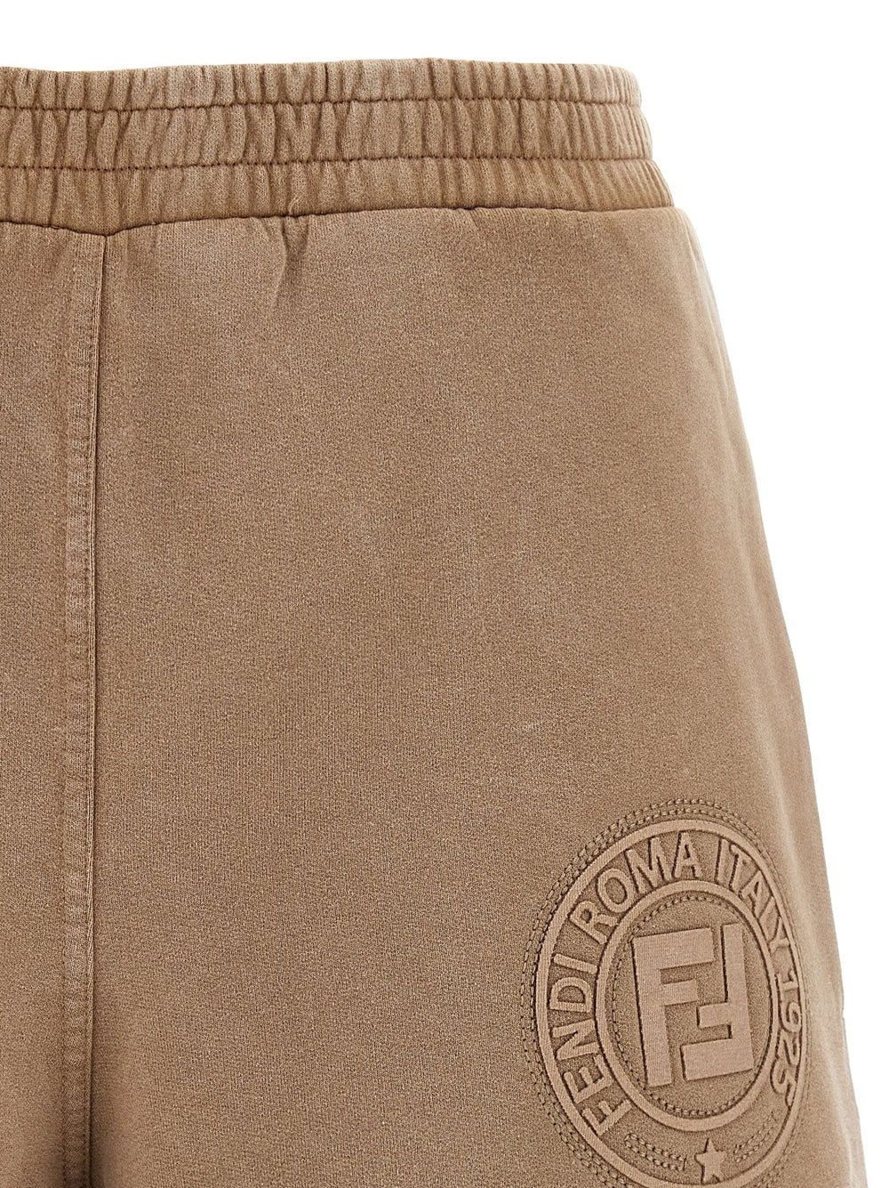 Fendi Brown Cotton Bermuda Shorts - XS
