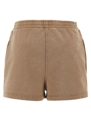 Fendi Brown Cotton Bermuda Shorts - XS
