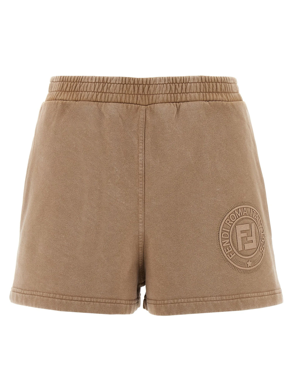 Fendi Brown Cotton Bermuda Shorts - XS