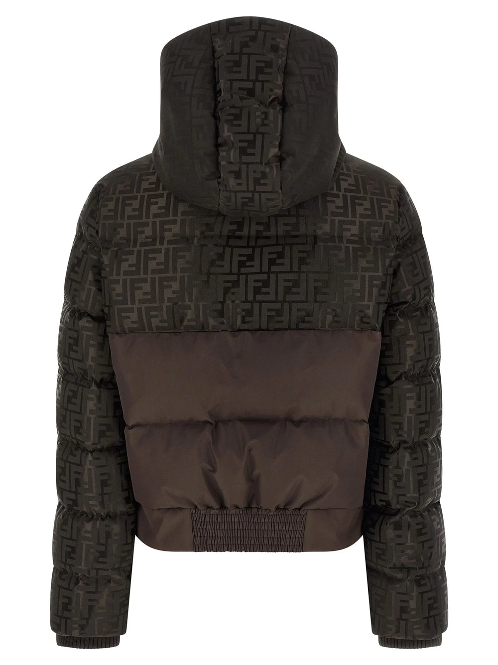 Fendi Brown Cotton Full-Length Jacket - M