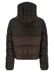 Fendi Brown Cotton Full-Length Jacket - M