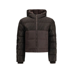 Fendi Brown Cotton Shell Jacket