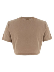 Fendi Brown Cotton T-Shirt