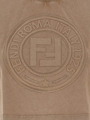 Fendi Brown Cotton T-Shirt