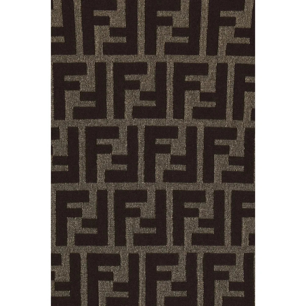 Fendi טי שירט כותנה חום