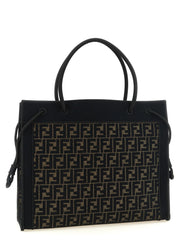 Fendi Brown Cotton Tote Bag