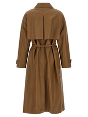 Fendi Brown Lamb Leather Coat - IT40