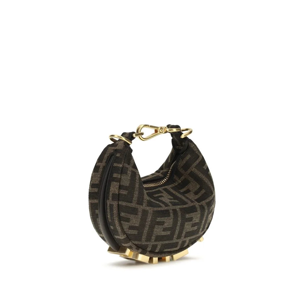 Fendi Brown Polyamide Shoulder Bag