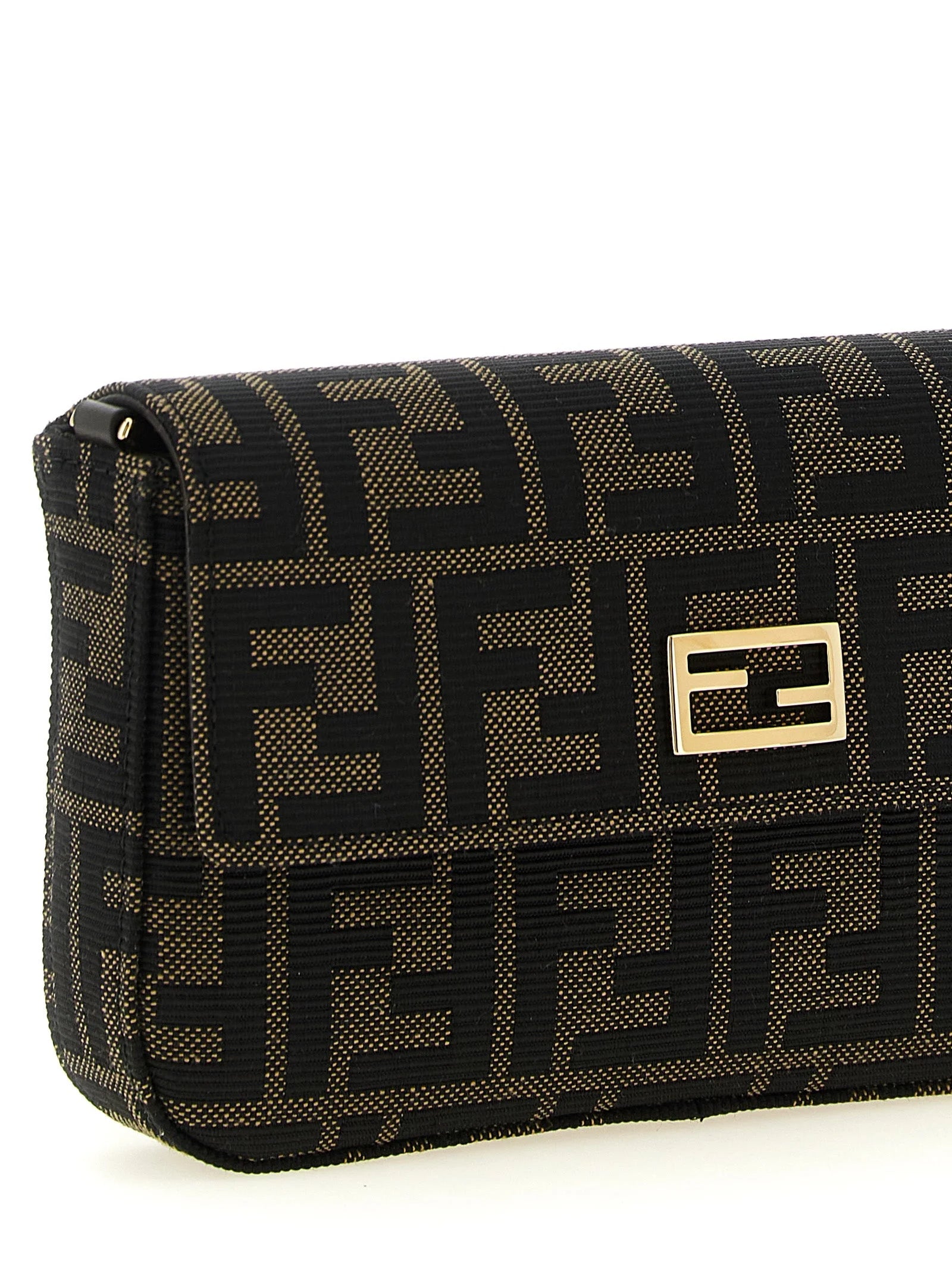 Fendi Brown Polyester Cardholder