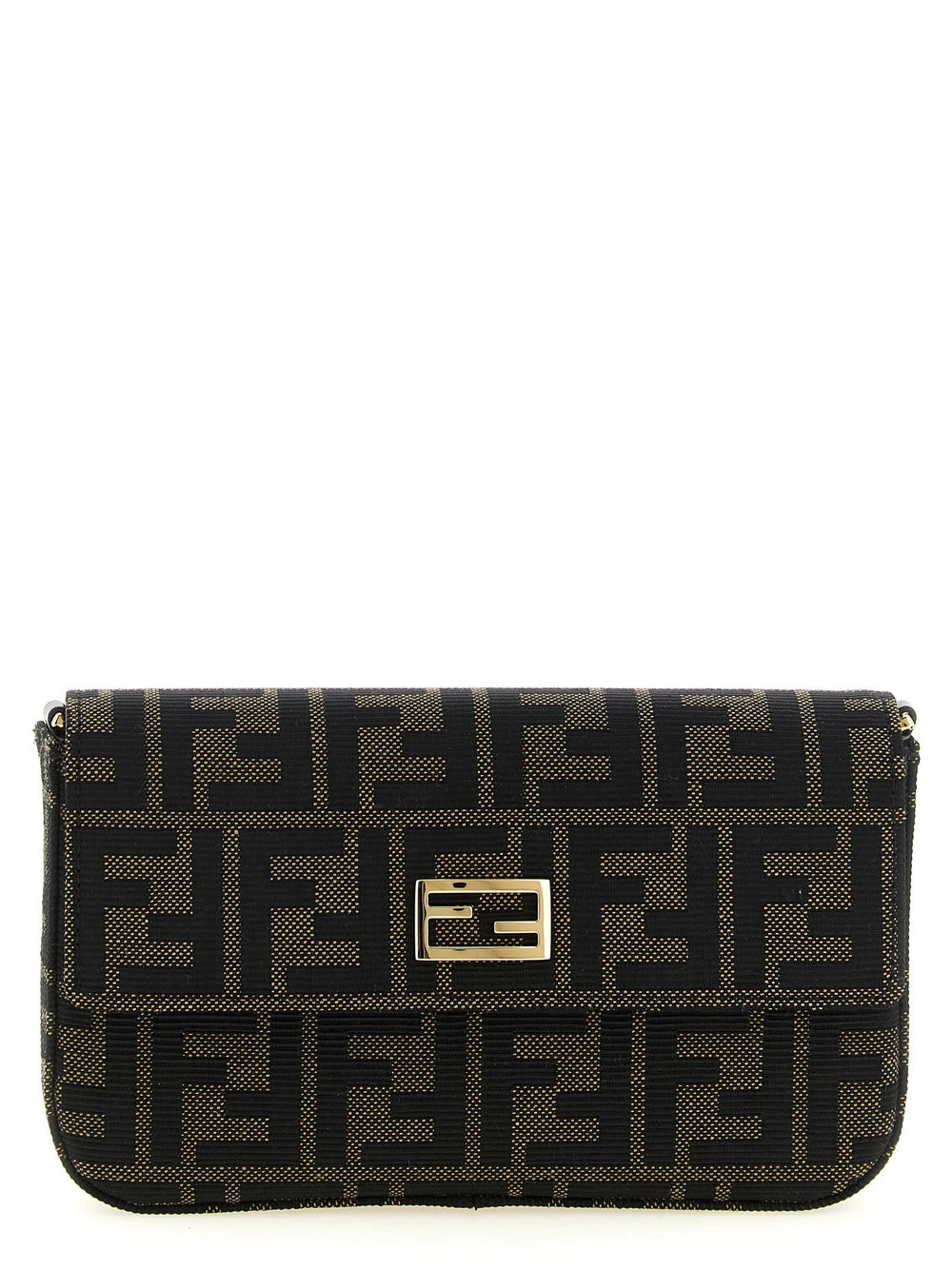 Fendi Brown Polyester Cardholder