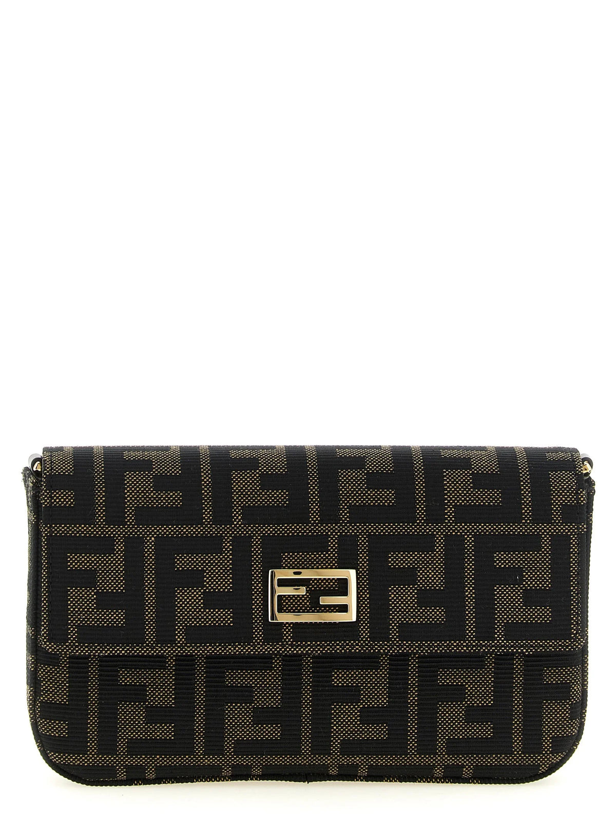 Fendi Brown Polyester Cardholder