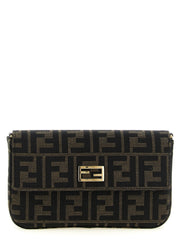 Fendi Brown Polyester Cardholder