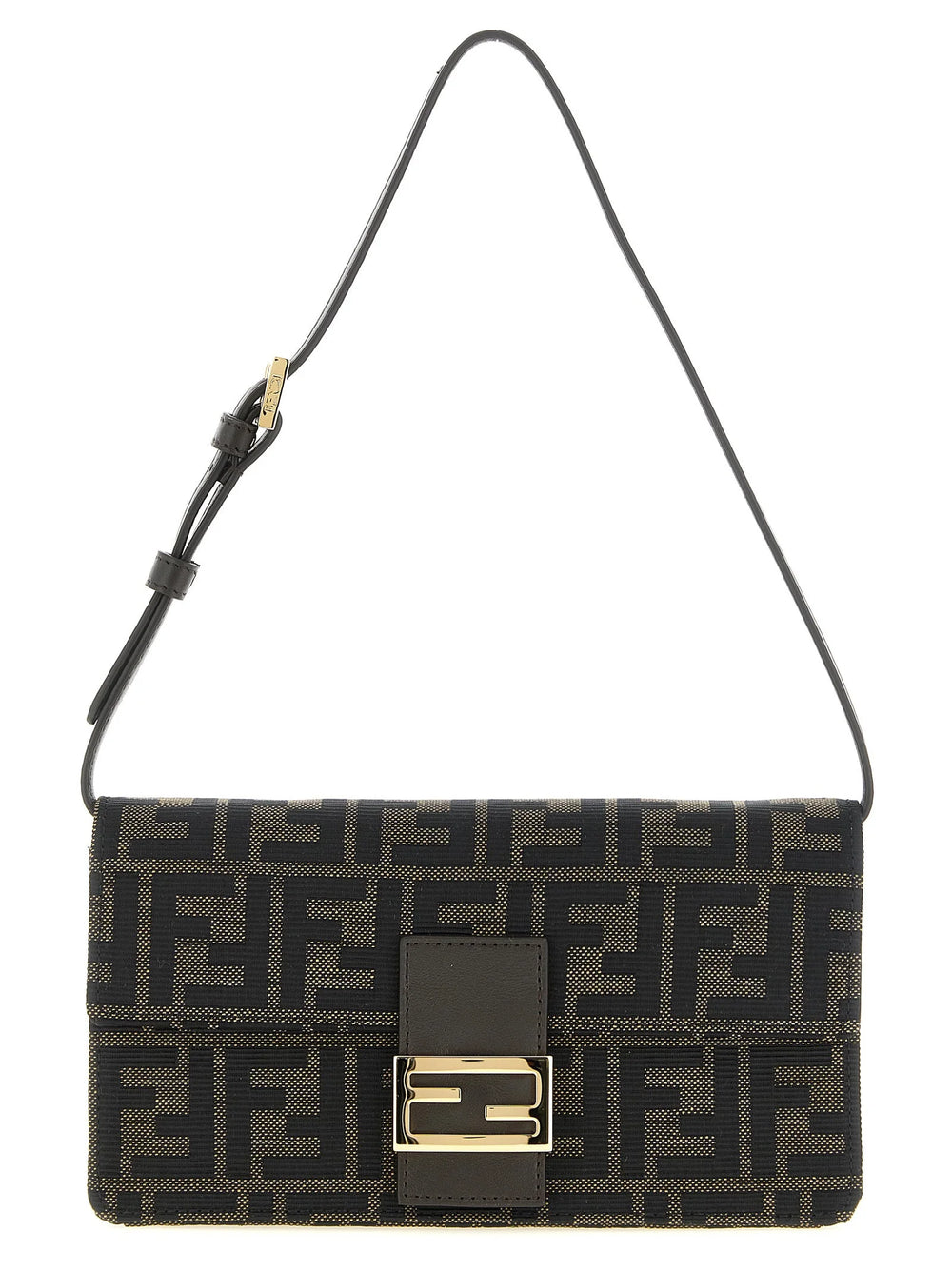 Fendi Brown Polyester Cardholder