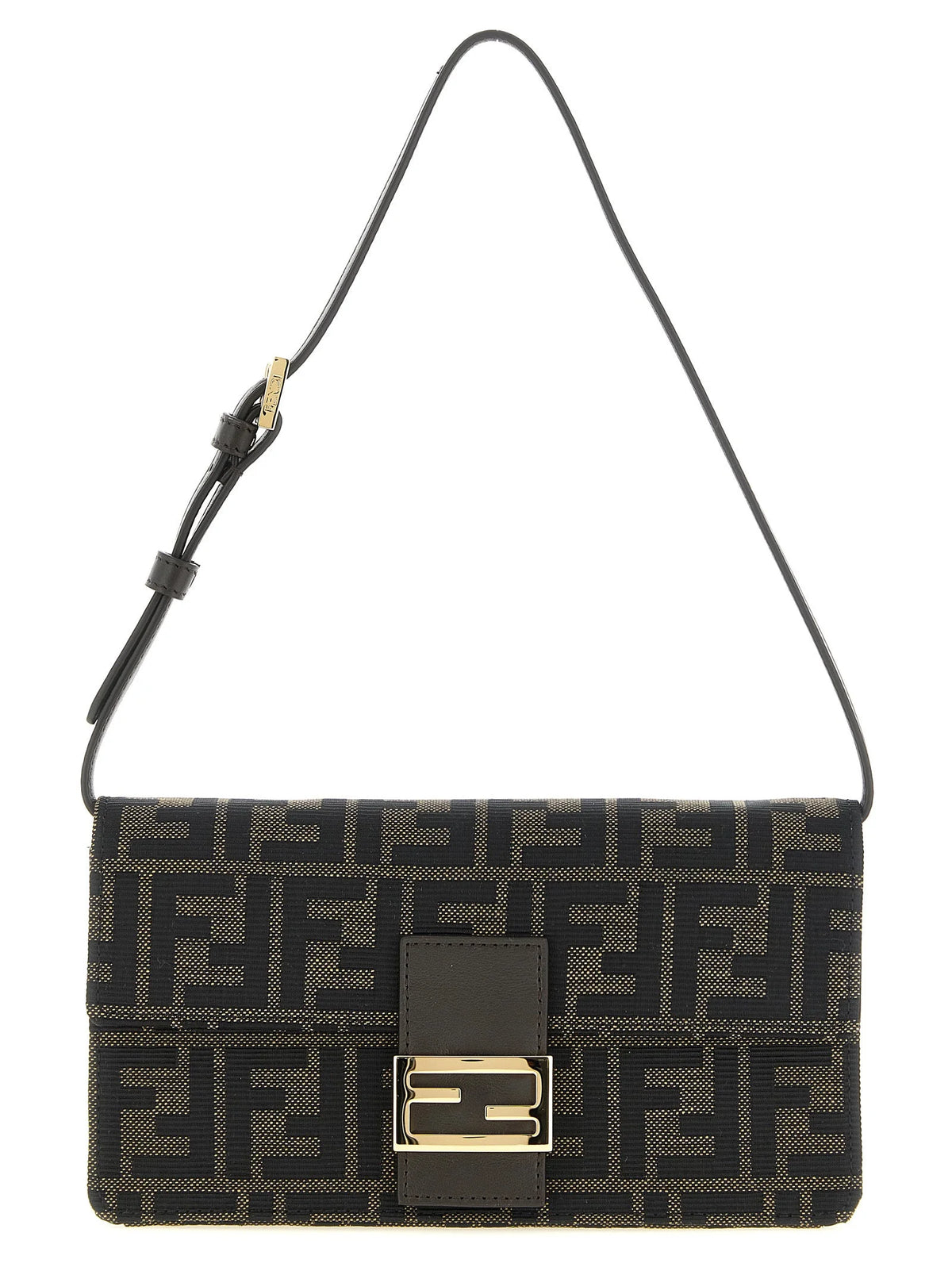 Fendi Brown Polyester Cardholder
