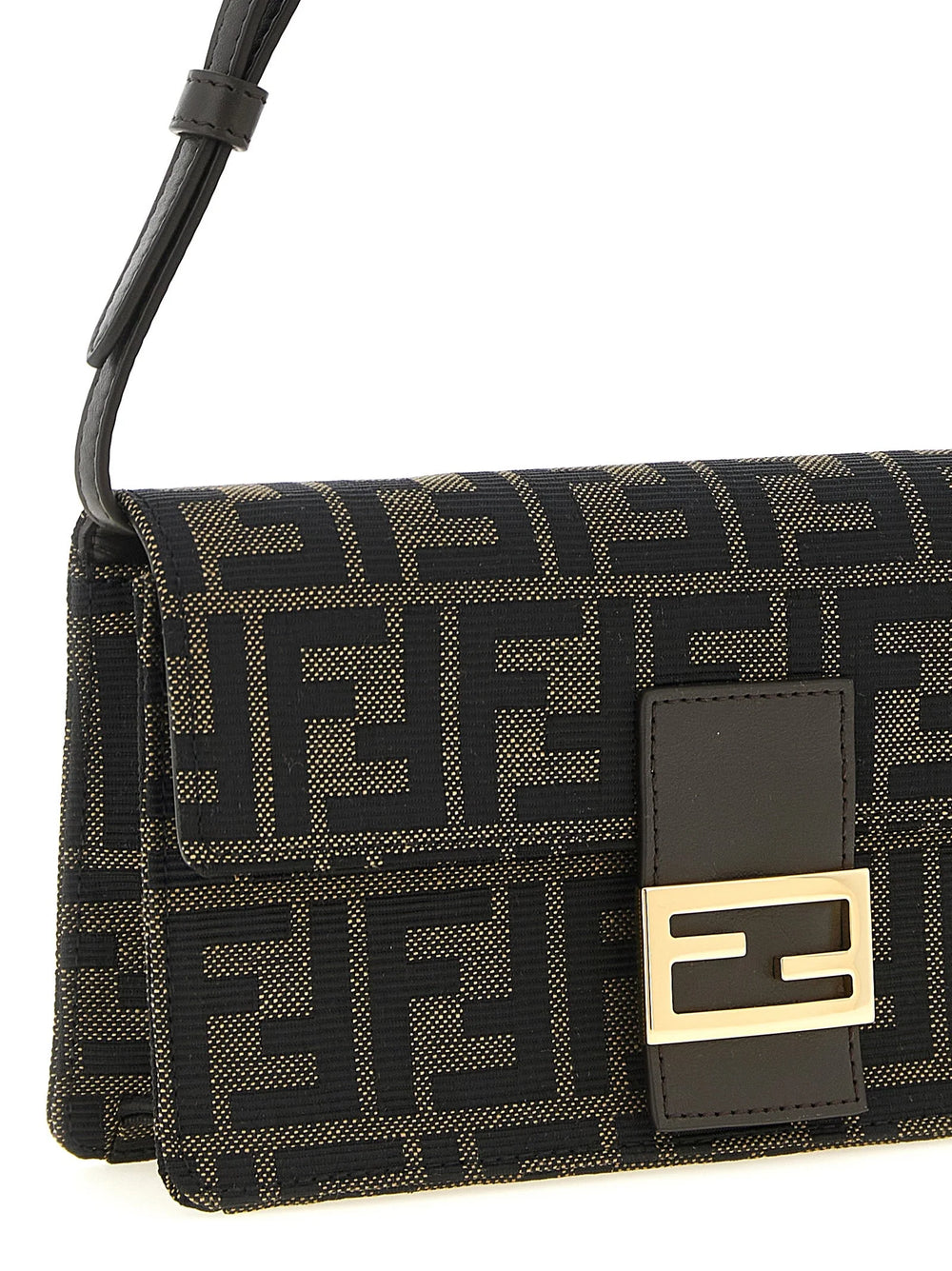 Fendi Brown Polyester Cardholder