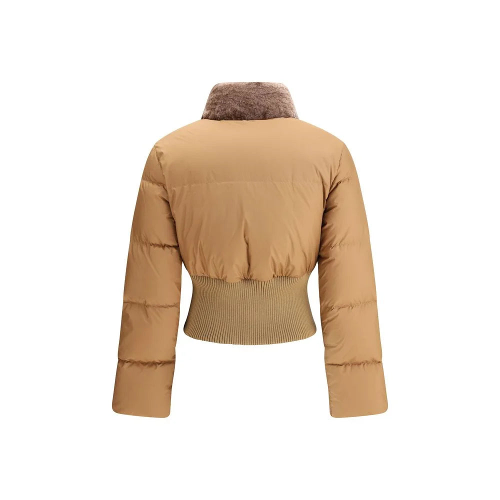 Fendi Brown Polyester Full-Length Jacket - Puffer Jackets