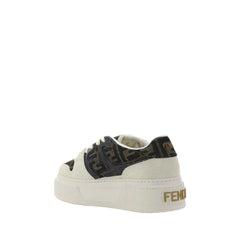 Fendi Brown Rubber Platform Sneakers - EU36/US6