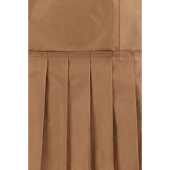 Fendi Brown Silk Mini Skirt - IT42 | L