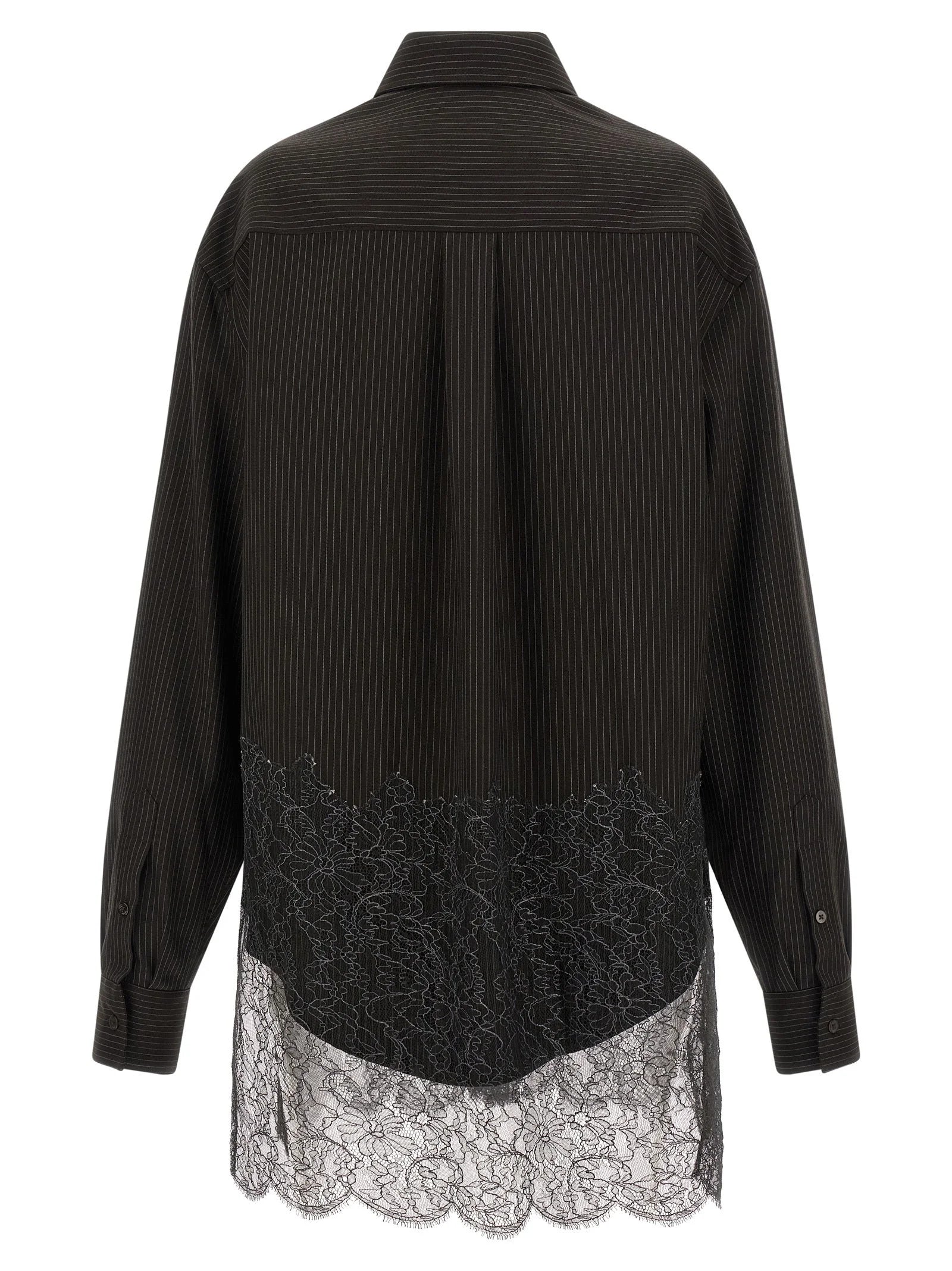 Fendi Brown Virgin Wool Blouse