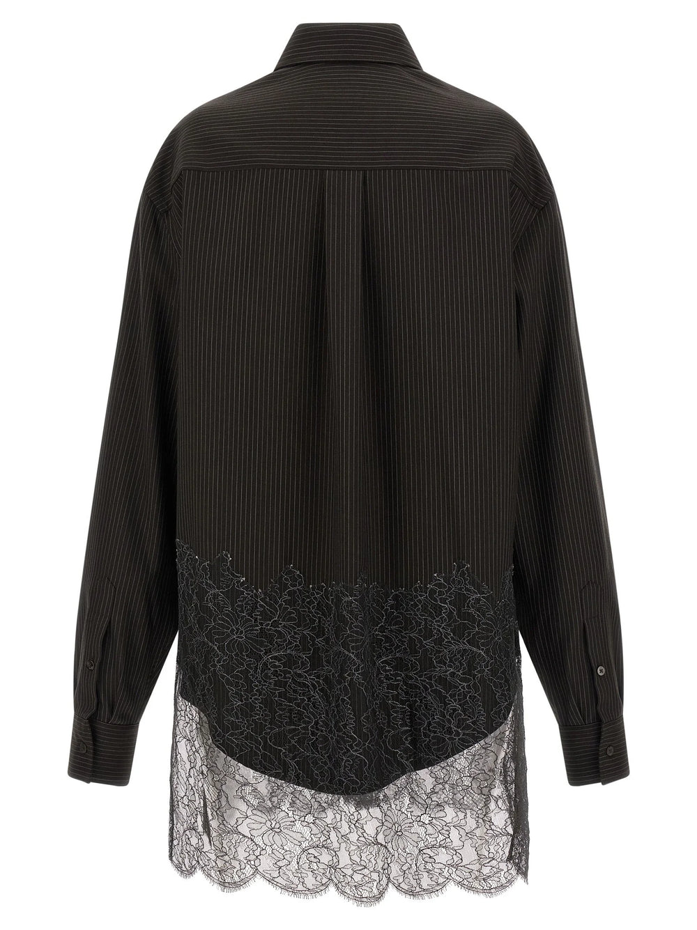 Fendi Brown Virgin Wool Blouse