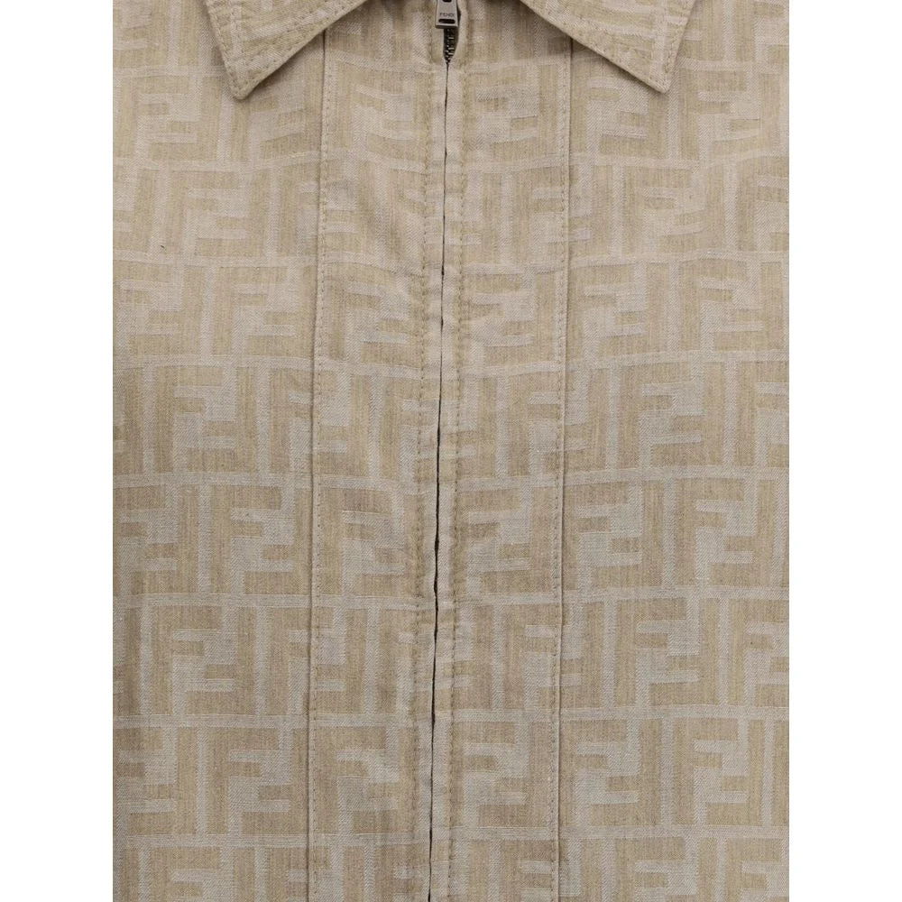 Fendi Chambray cropped Jacket - IT40 | M