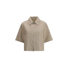 Fendi Chambray cropped Jacket - IT40 | M - Trucker Jackets