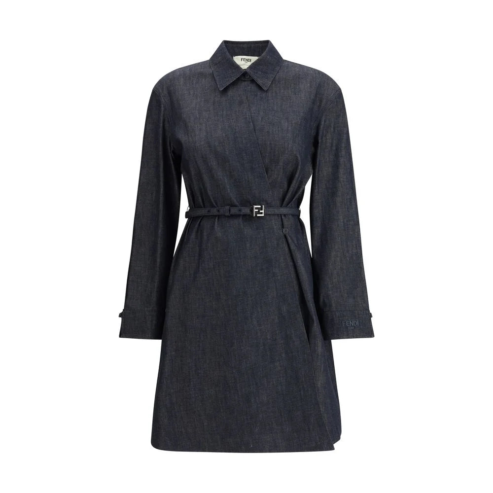 Fendi Chambray Dress - Dresses