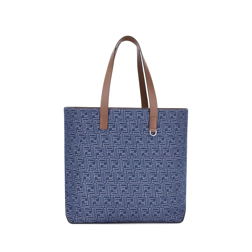 Fendi Embroderied denim Tote Bag - Shopper Bags