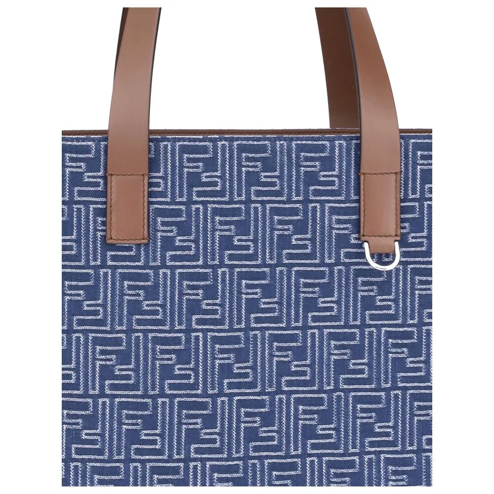 Fendi Embroderied denim Tote Bag - Shopper Bags