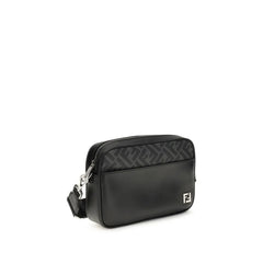 Fendi FF leather and canvas Shoulder Bag - Cross Body Bags
